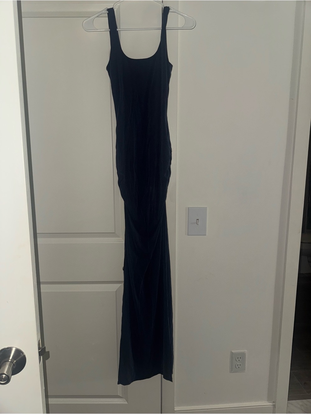 Sleek Black Tank Maxi Dress - Elegant Everyday Style